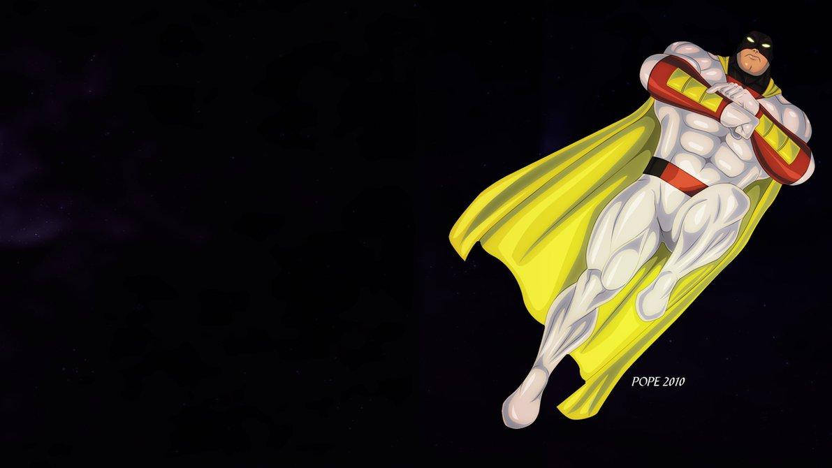 Space Ghost Black Background Wallpaper