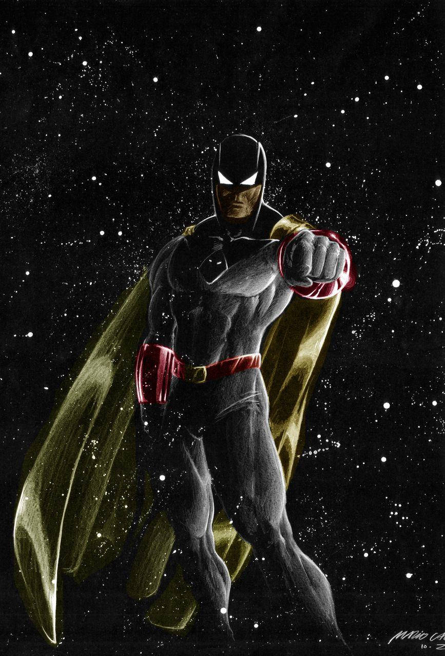 Space Ghost Black-themed Art Wallpaper