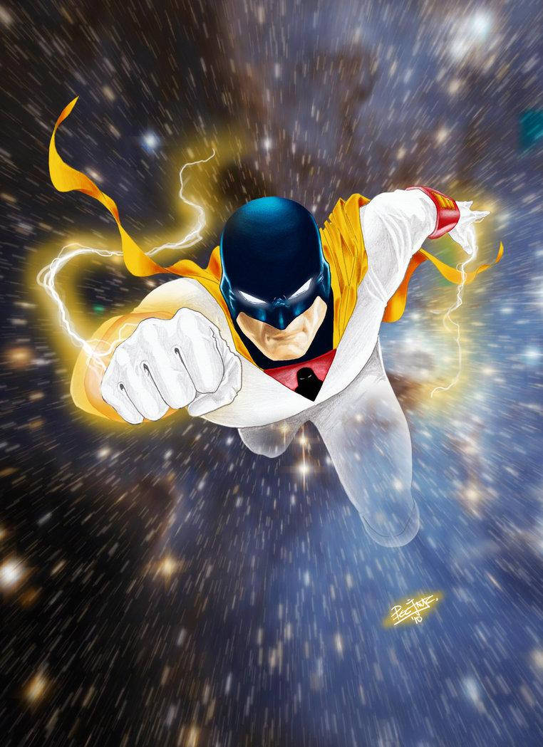 Space Ghost Superhero Wallpaper