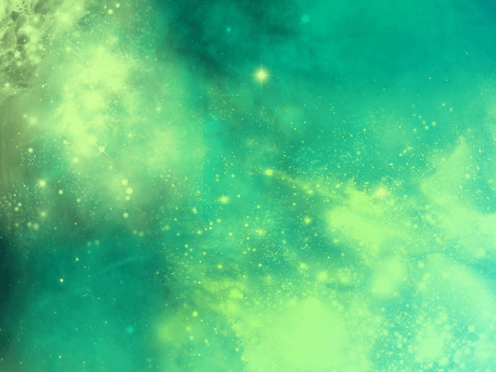Space Pastel Green Aesthetic Wallpaper