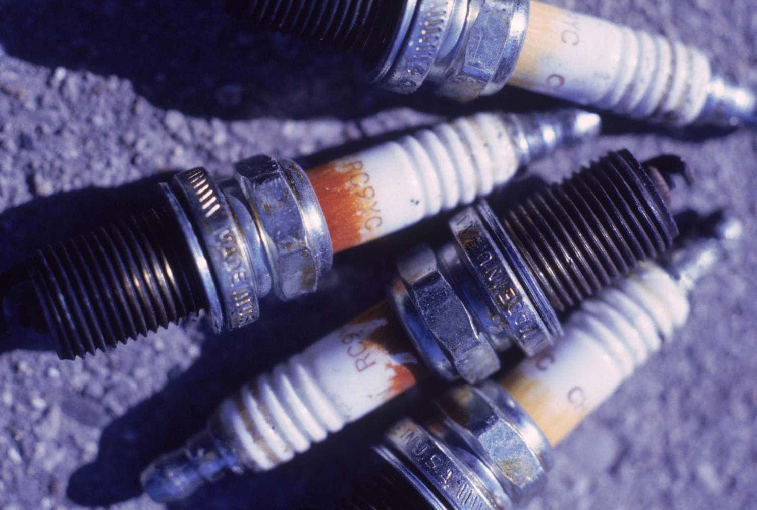 Spark Plug On Gravel Wallpaper