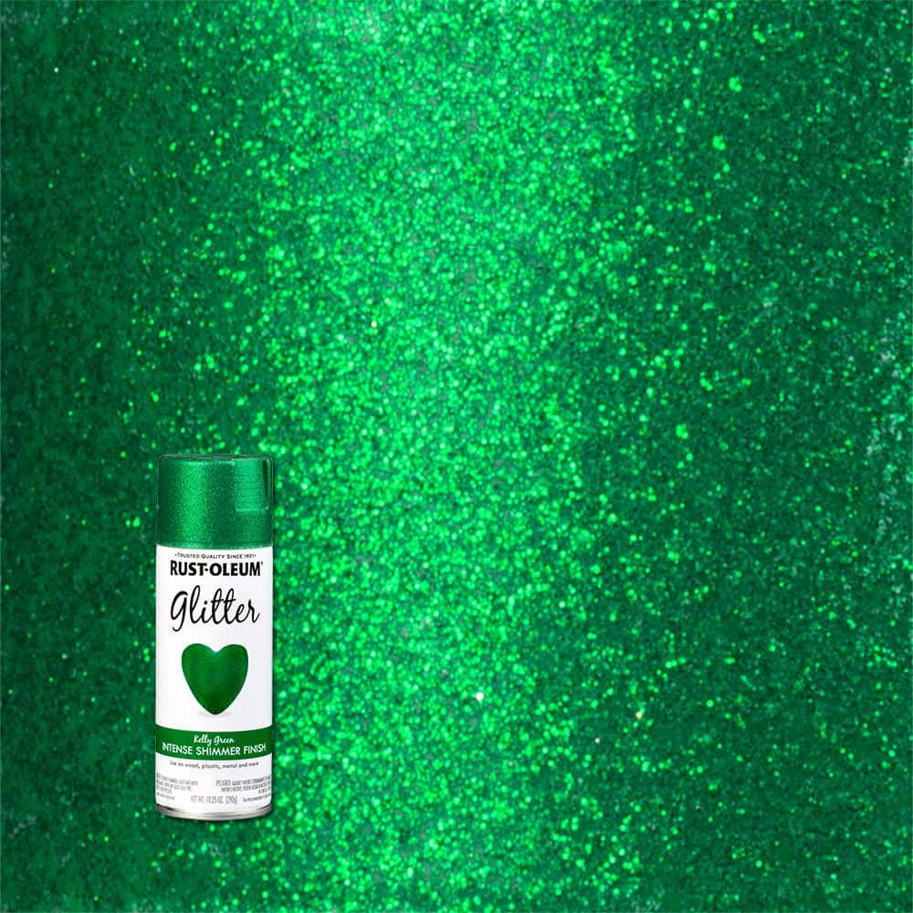 Sparkling Green Glitter Is Perfect For Any Craft Project Or Celebration. Wallpaper