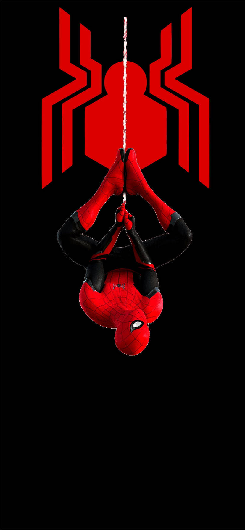 Spider-man Upside Down Marvel Iphone Xr Wallpaper