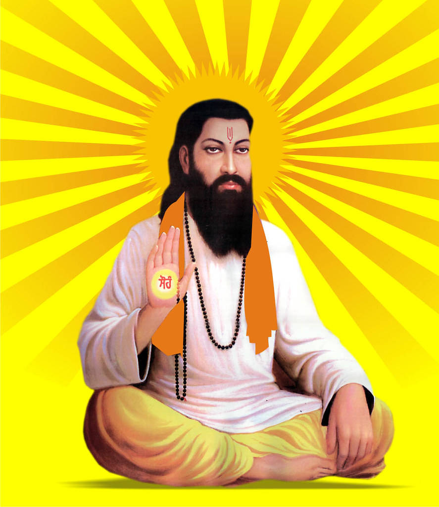 Spiritual Enlightener - Guru Ravidass Ji Wallpaper