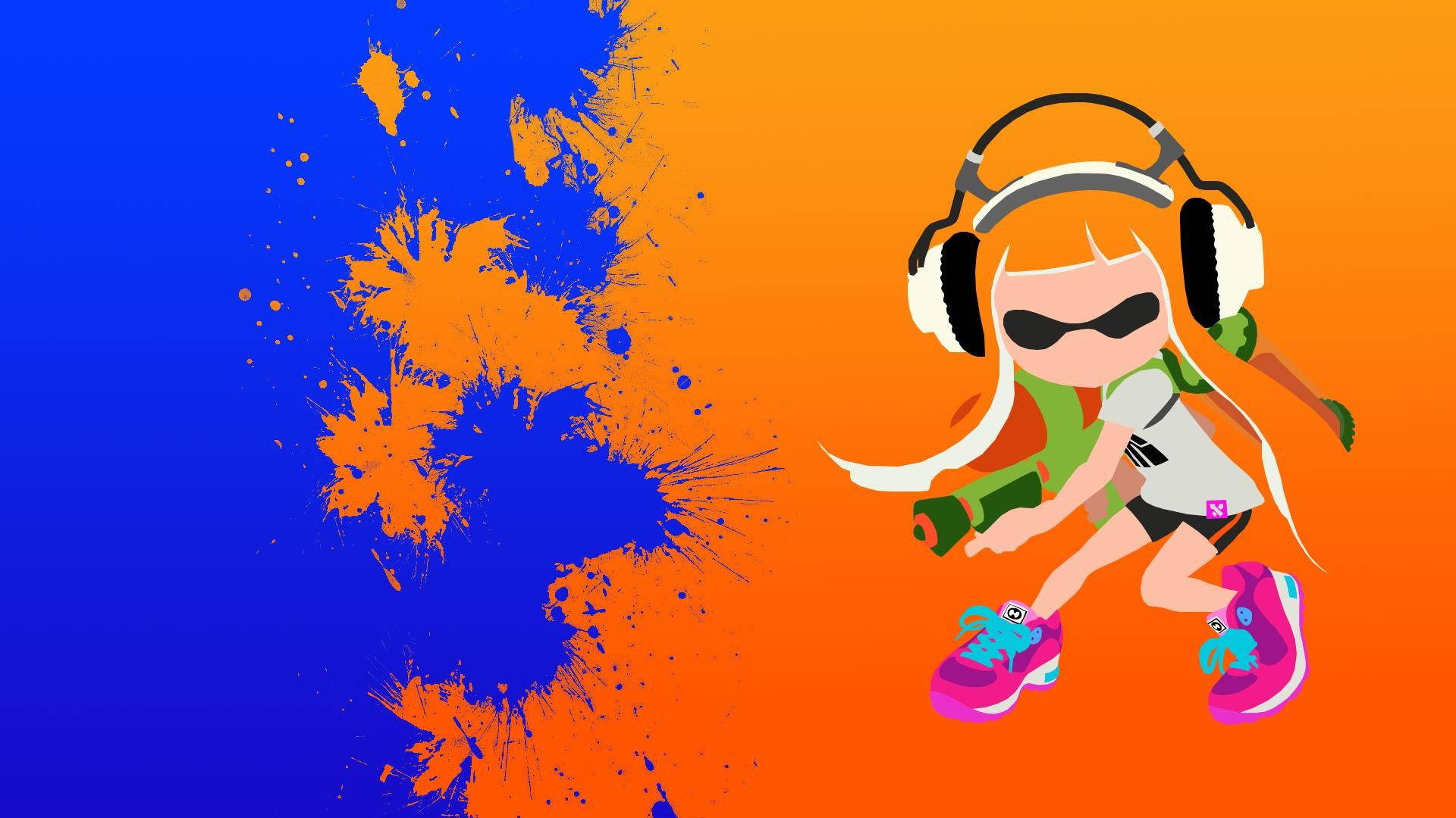 Pink Splatoon Ultra HD Desktop Background Wallpaper for 4K UHD TV