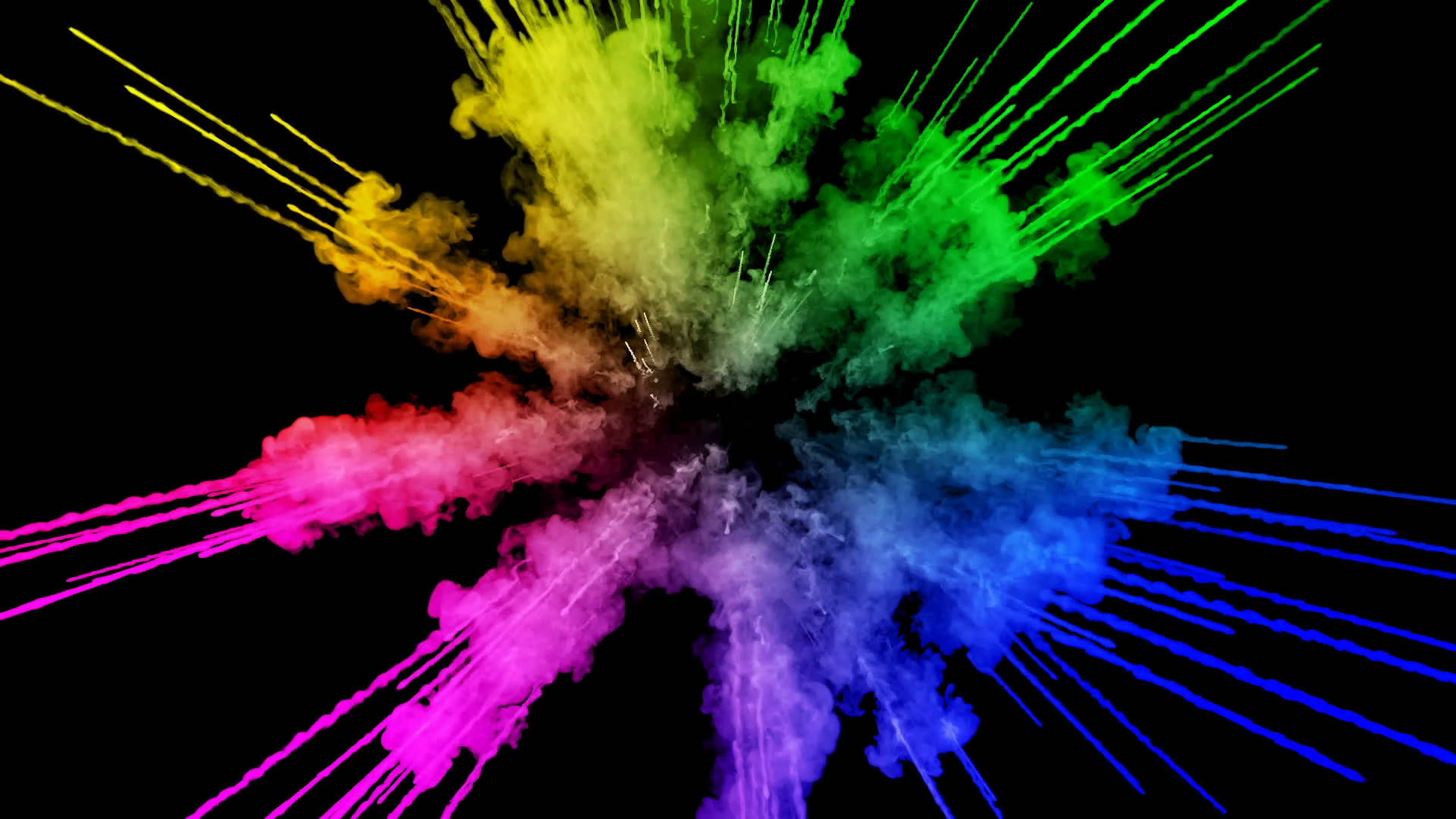 Splatter Paint Rays Wallpaper