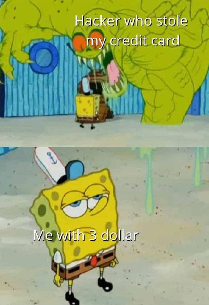 Spongebob Credit Card Meme Wallpaper