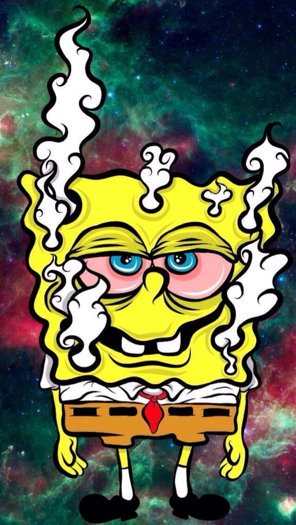 Spongebob Feeling High Wallpaper