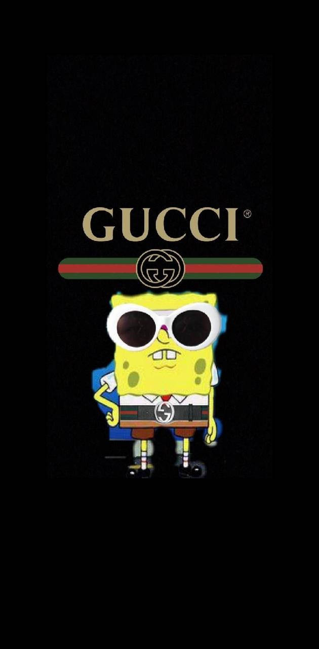 Spongebob In Gucci Wallpaper