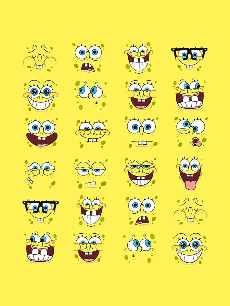 Spongebob Iphone 768 X 1024 Wallpaper