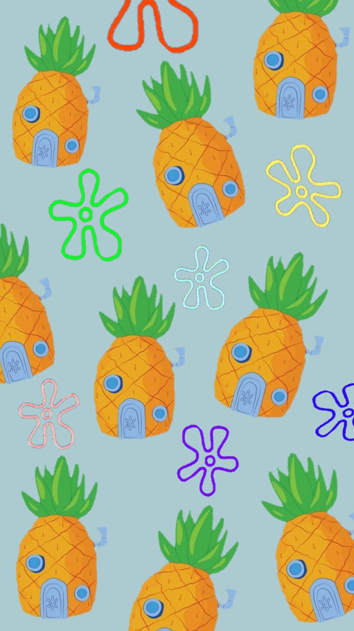 Spongebob Pineapple House Wallpaper