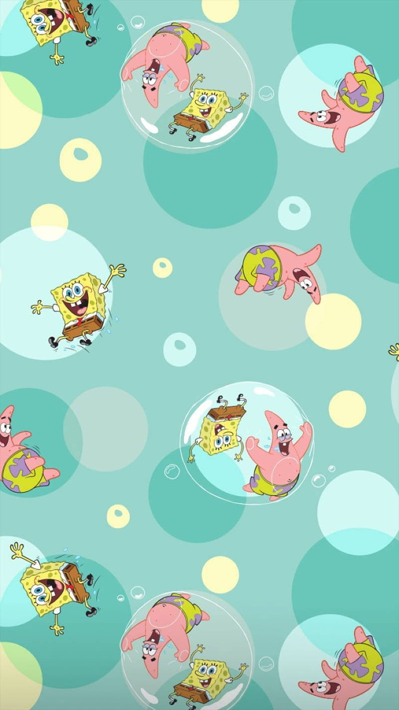 Spongebob Squarepants Bubbles Wallpaper