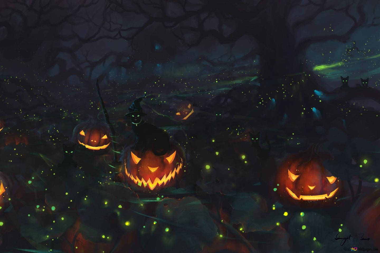 Spooky And Smiling Wallpaper