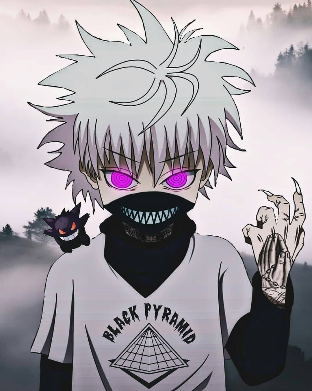 Spooky Hunter X Hunter Killua Pfp Graphic Art Wallpaper