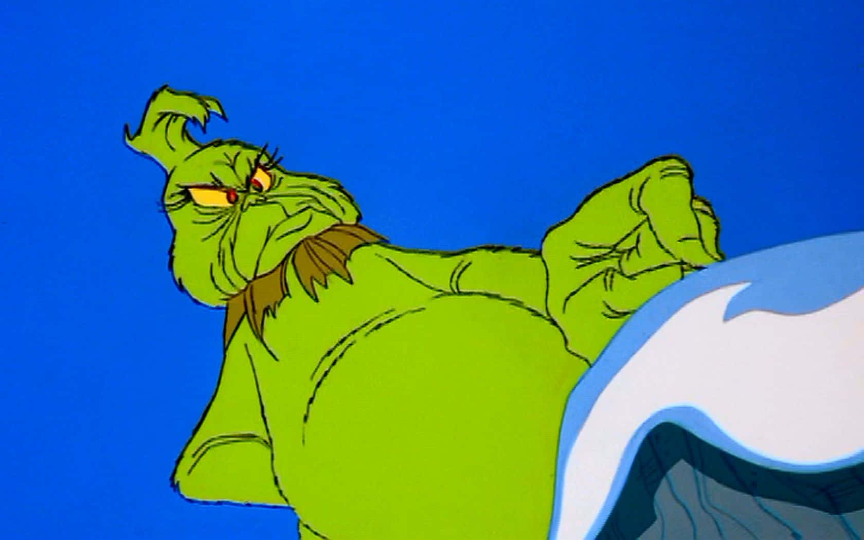 Spread The Christmas Joy Even If It's From The Heart Of The Grinch Wallpaper