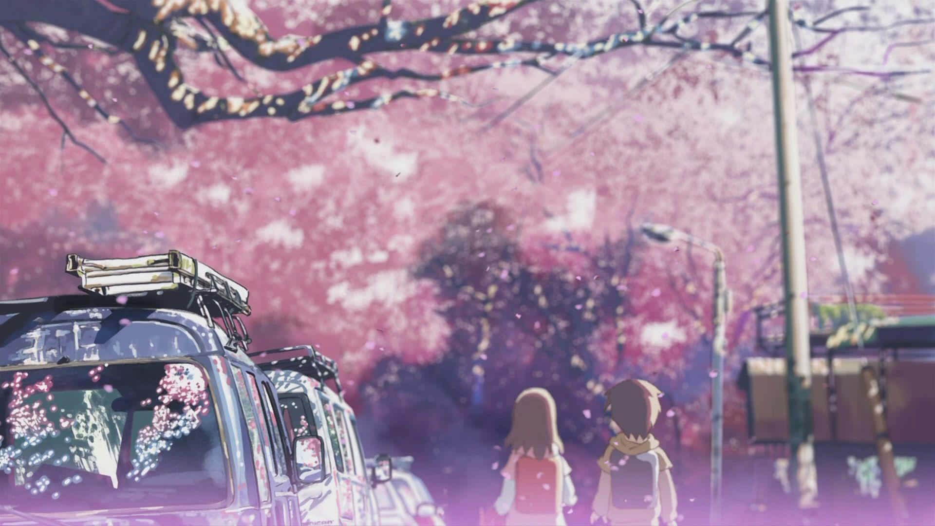 Spruce Up Your Desktop With This Cute Aesthetic Anime Design Wallpaper