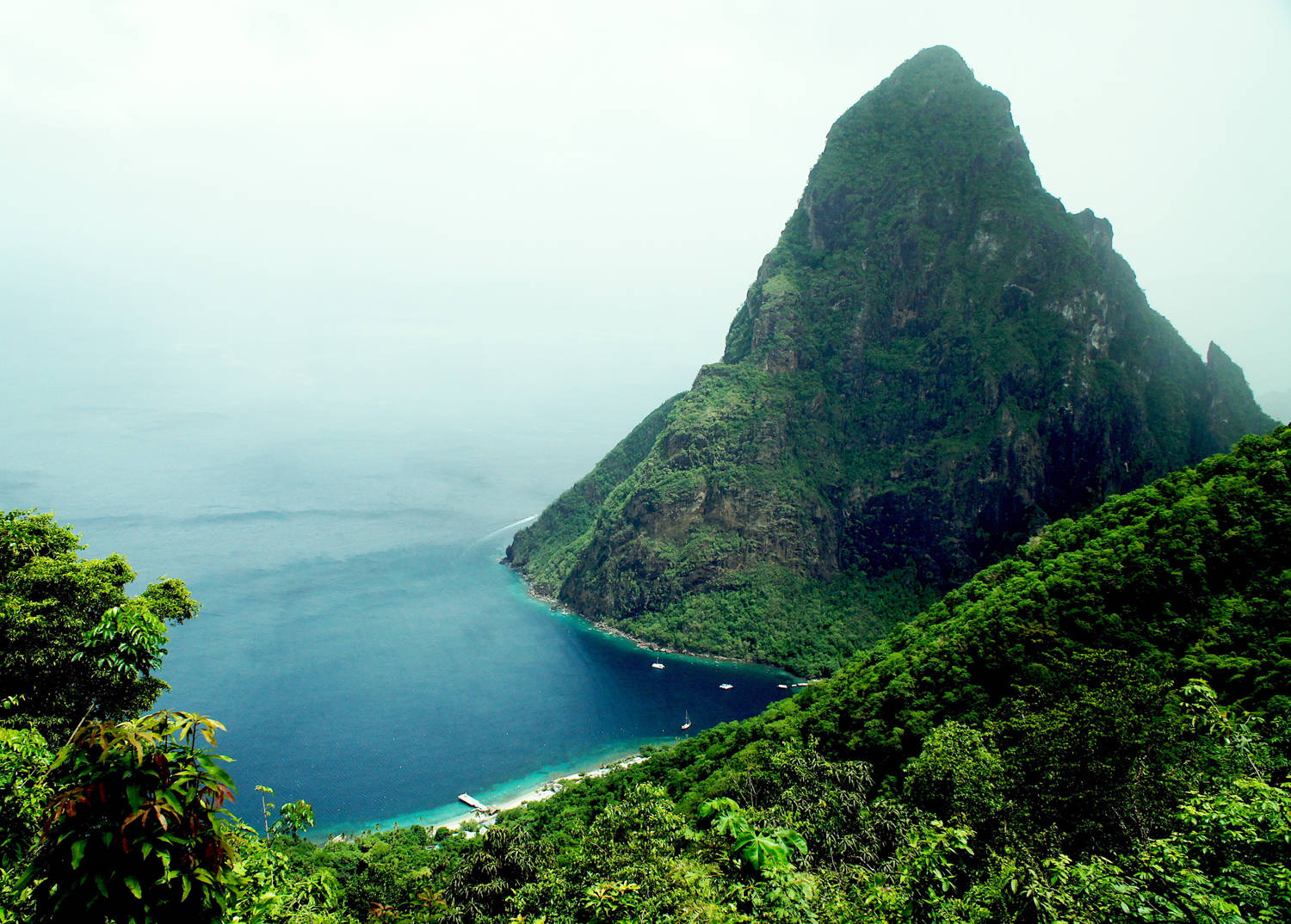 St. Lucia Petit Piton Wallpaper