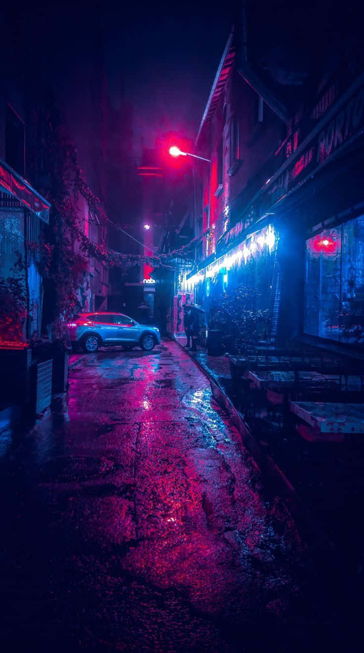 Stand Out From The Crowd With A Neon Aesthetic Phone Wallpaper