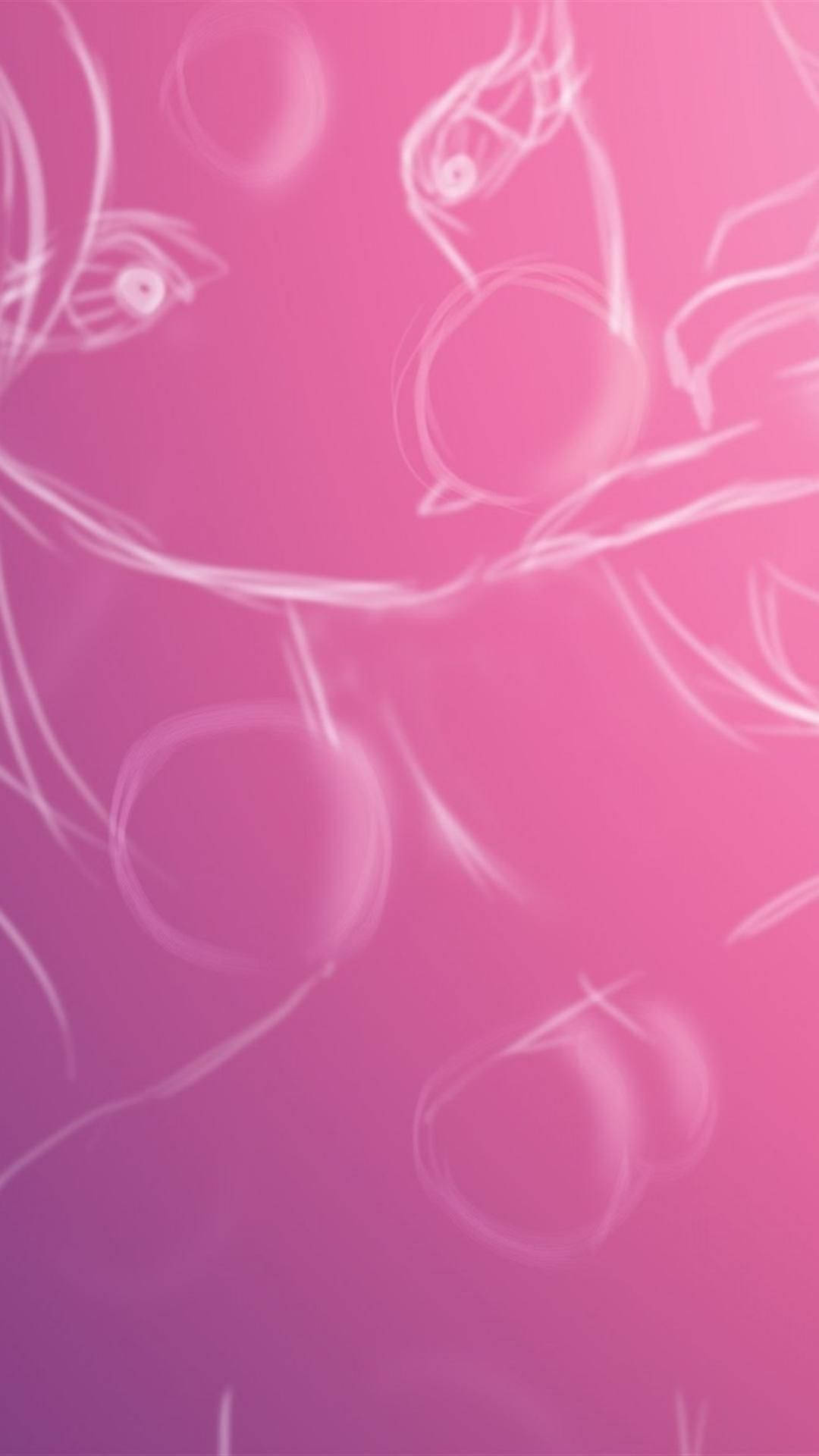 Stand Out From The Crowd With A Stylish Pastel Pink Iphone. Wallpaper