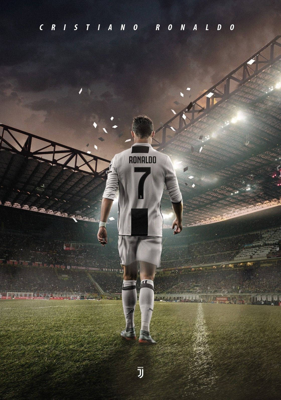Standing In The A Field Cr7 3d Wallpaper