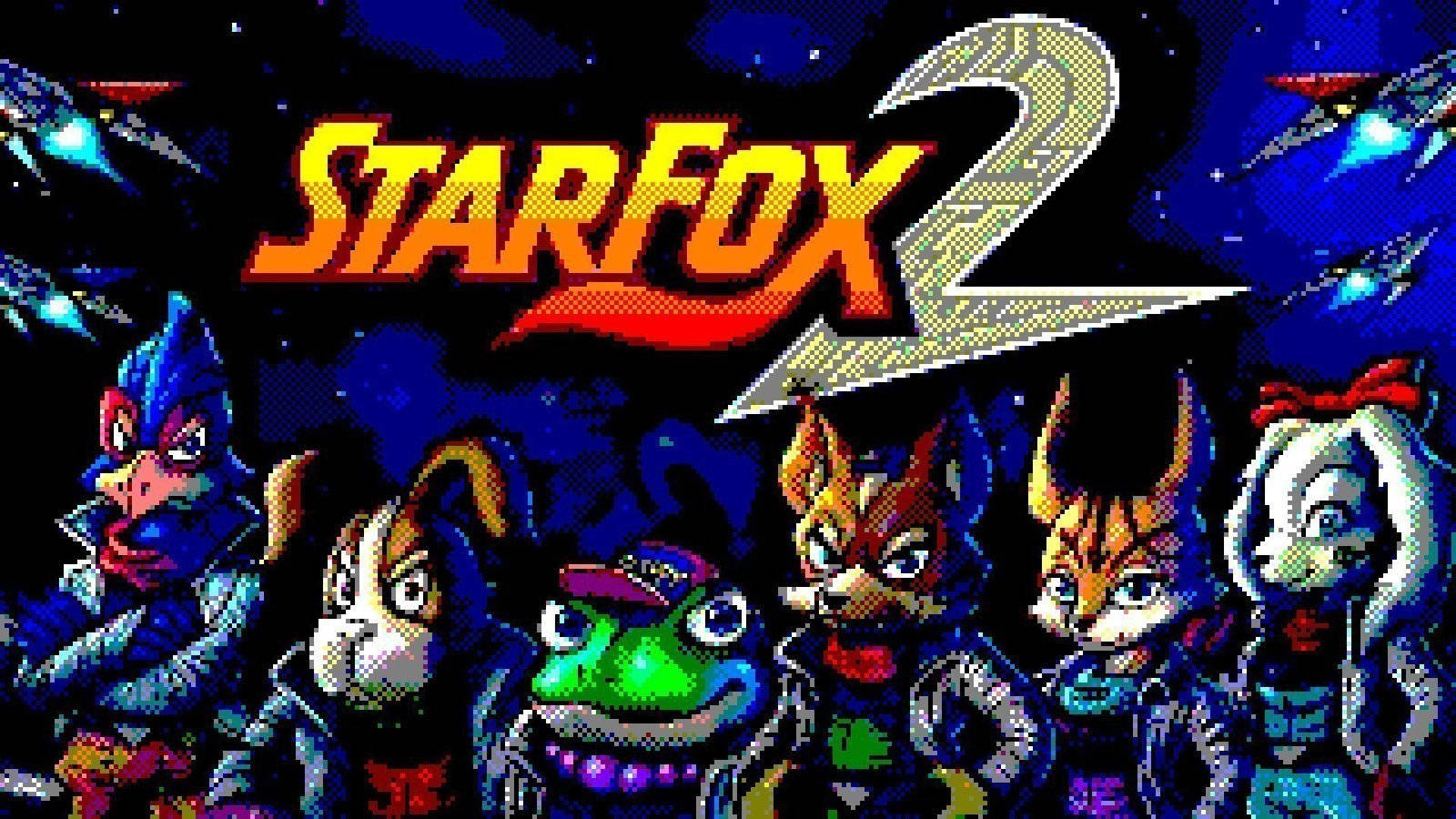 Star Fox 2 Characters Pixel Art Wallpaper