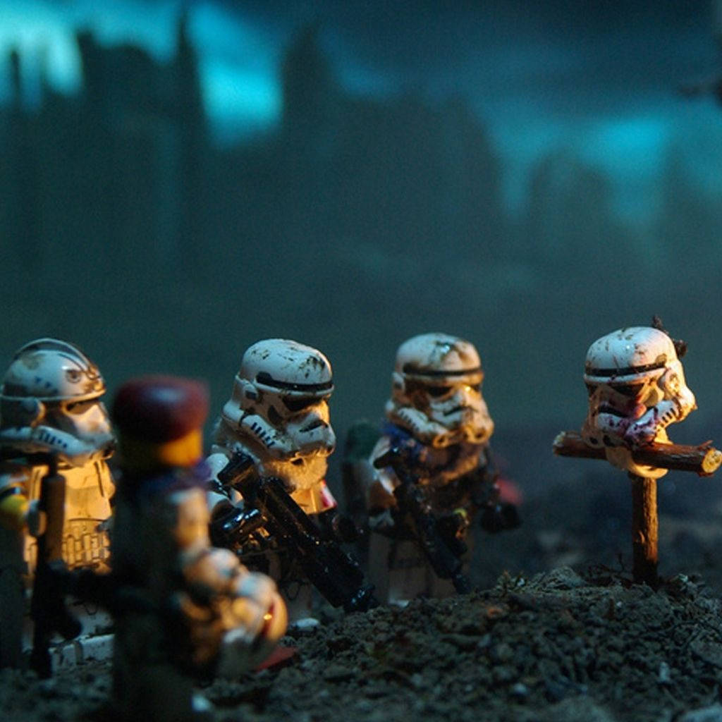 Star Wars Lego Stormtroopers Ipad Mini Wallpaper