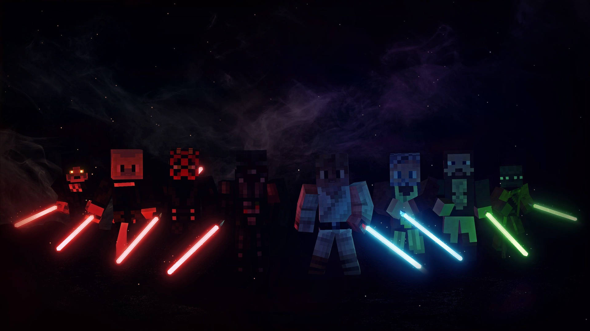 Star Wars Moving Minecraft Wallpaper