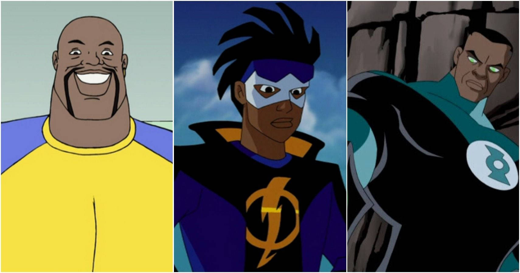 Static Shock And Black Superheroes Wallpaper