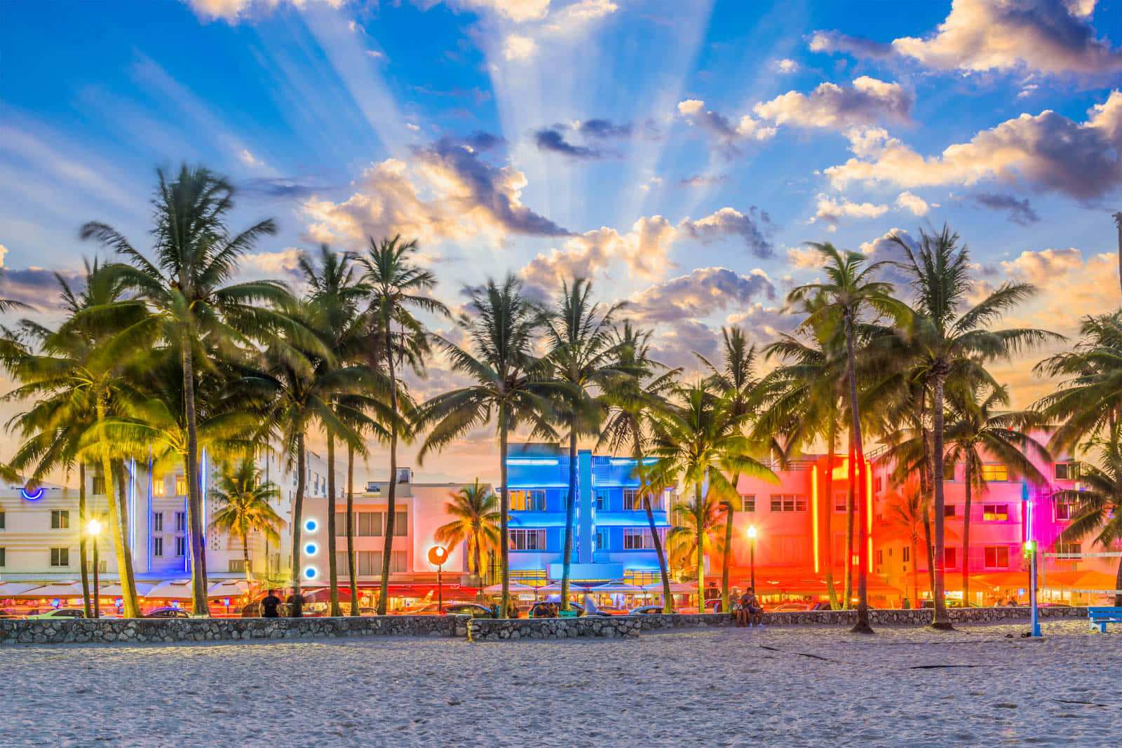 Step Into Paradise In Cool Places Wallpaper