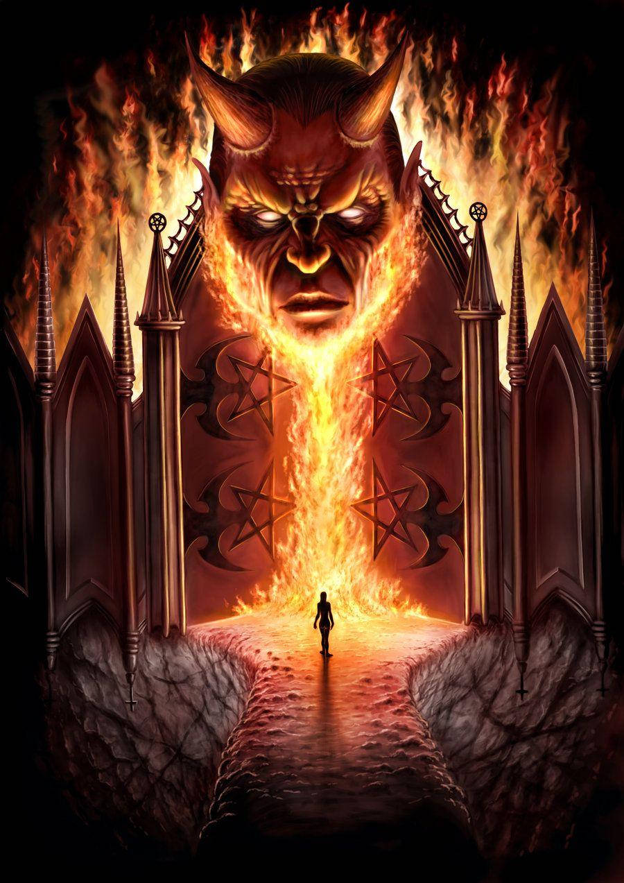 Step Into The Fires Of Hell Wallpaper