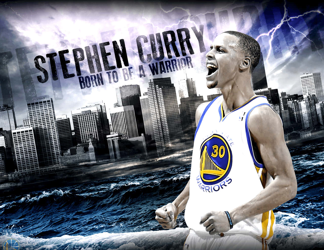 Stephen Curry Staring Down The Competition Wallpaper