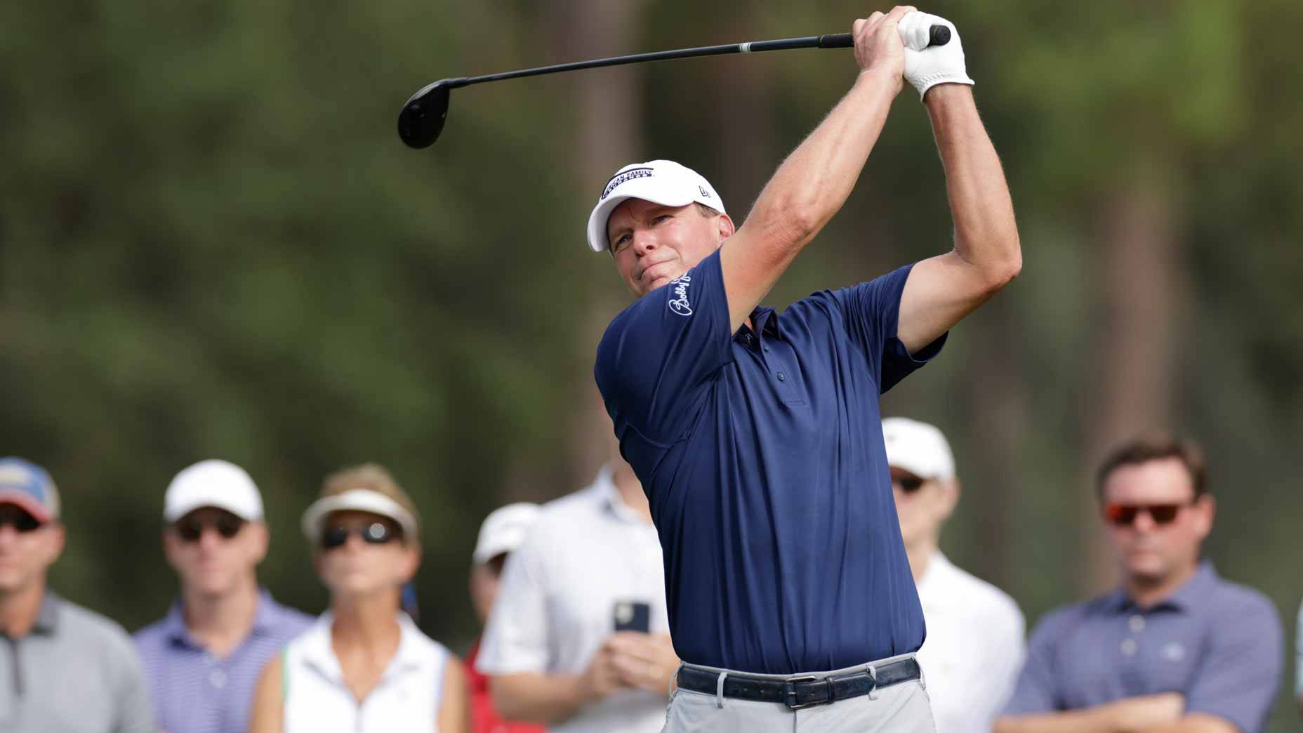 Steve Stricker Swinging Hard Wallpaper