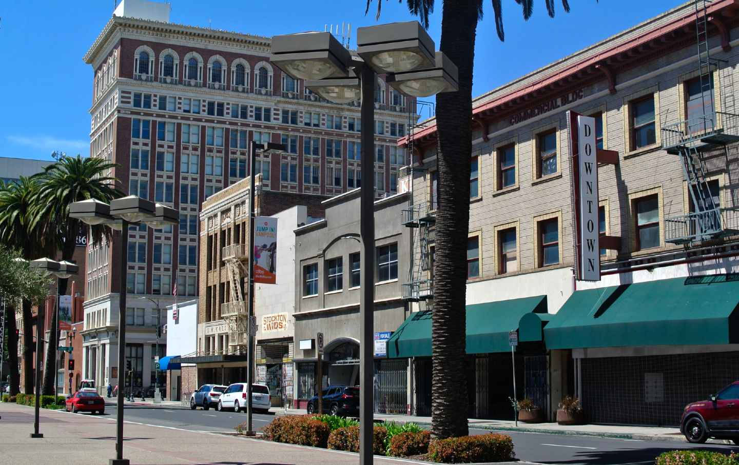 Stockton Adjacent Buildings Wallpaper