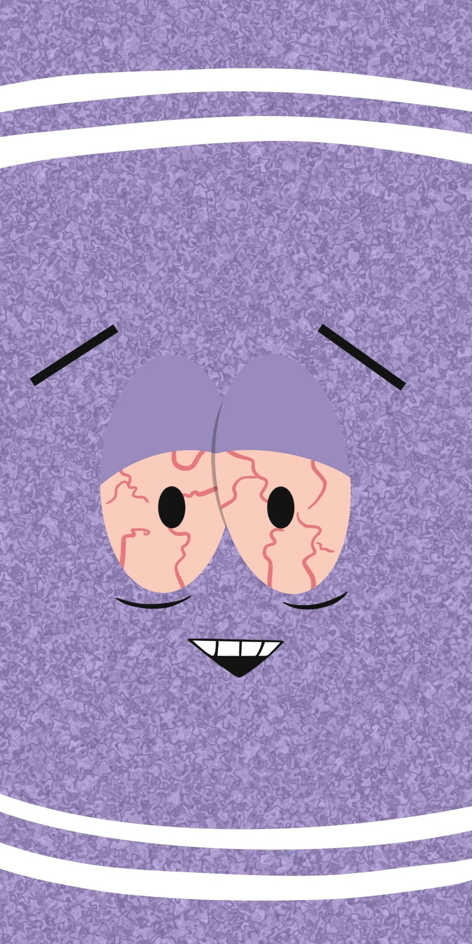 Stoned Purple Cartoon Wallpaper