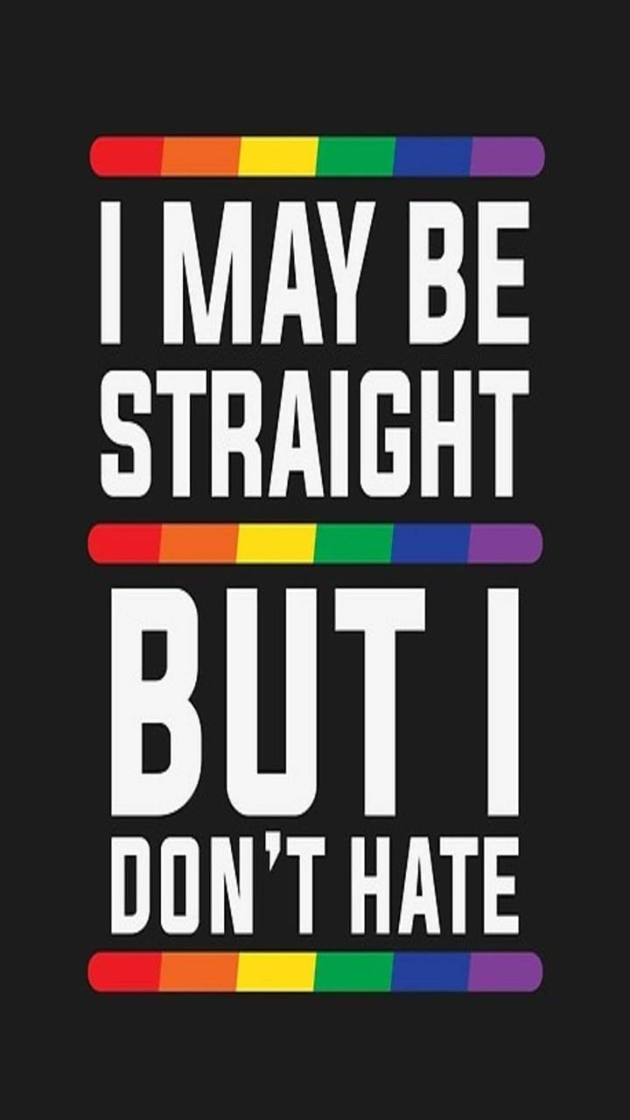 Straight Ally Lgbt Phone Wallpaper