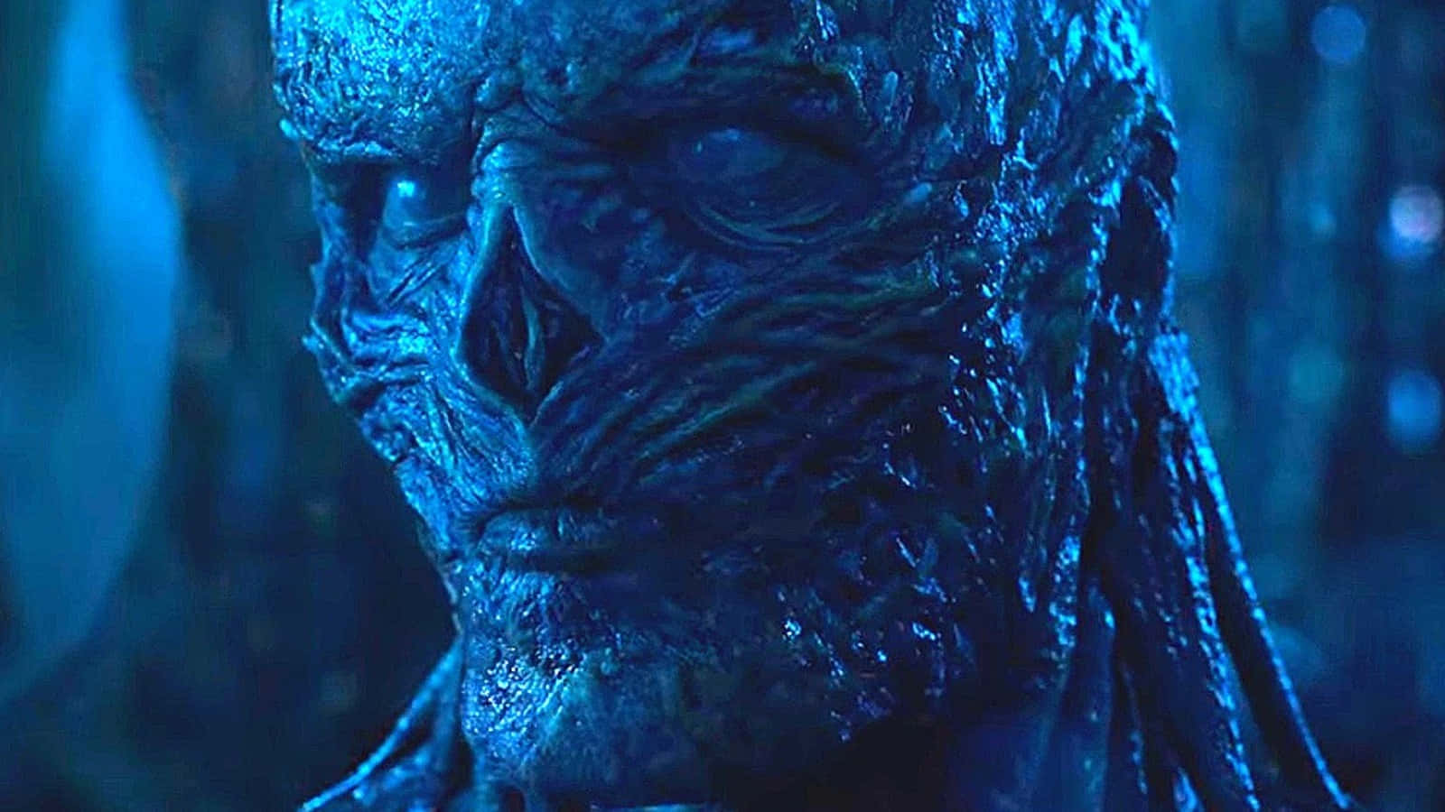 Stranger Things Vecna Blue Palette Wallpaper