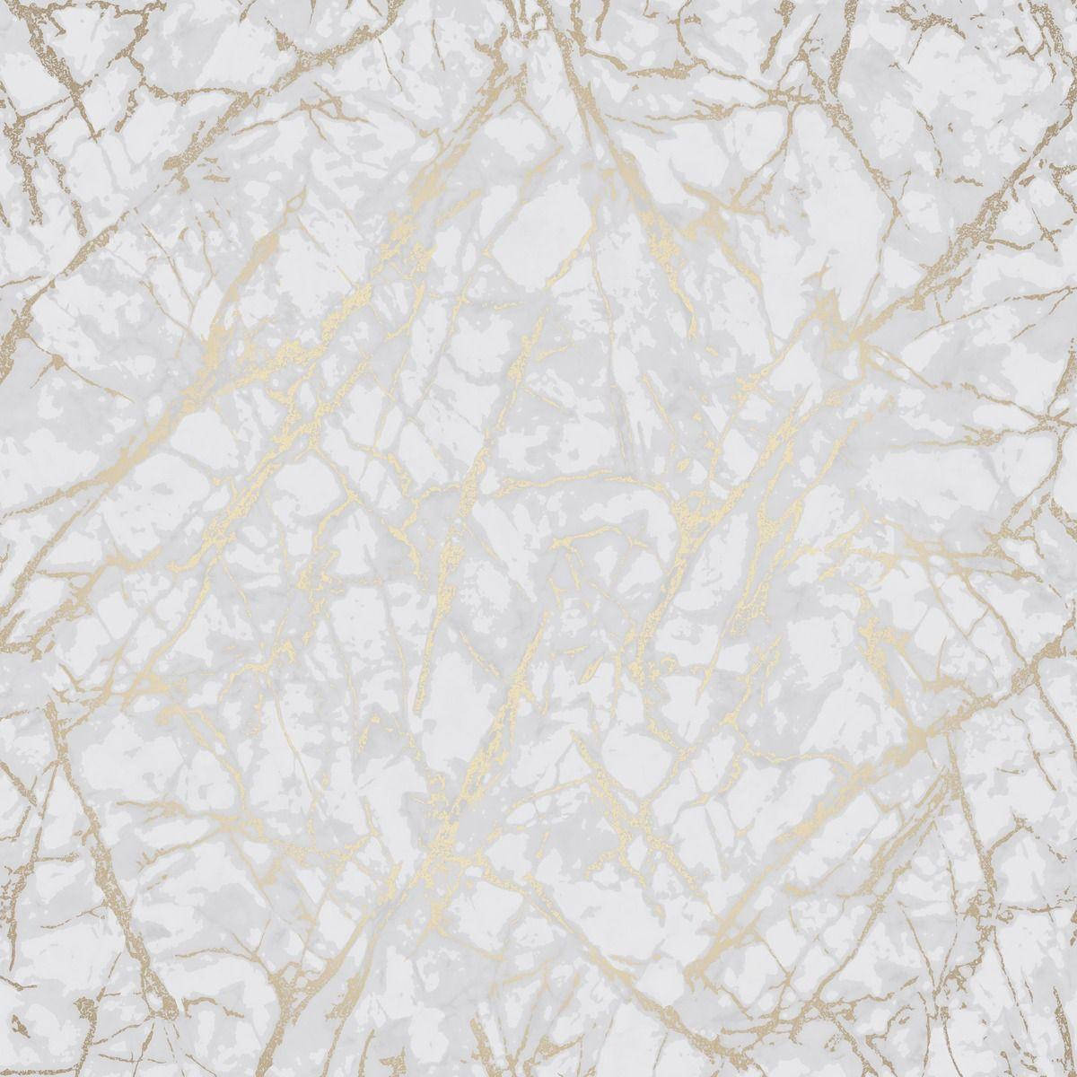 Streaky Gold Marble Wallpaper