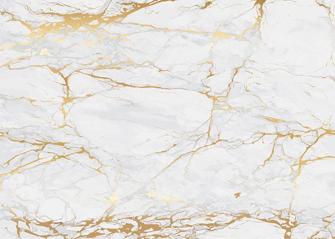 Stretch Gold Marble Wallpaper