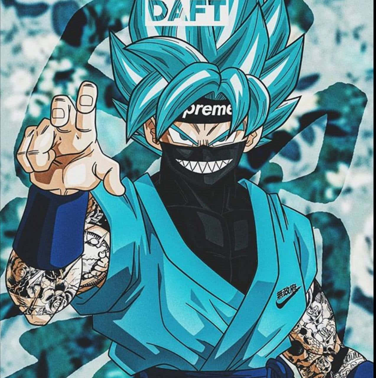 Strike A Heroic Pose With Goku Supreme! Wallpaper