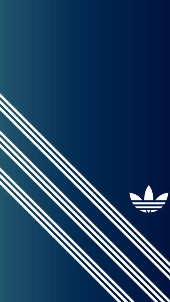 Stripes And Logo Of Adidas Iphone Wallpaper