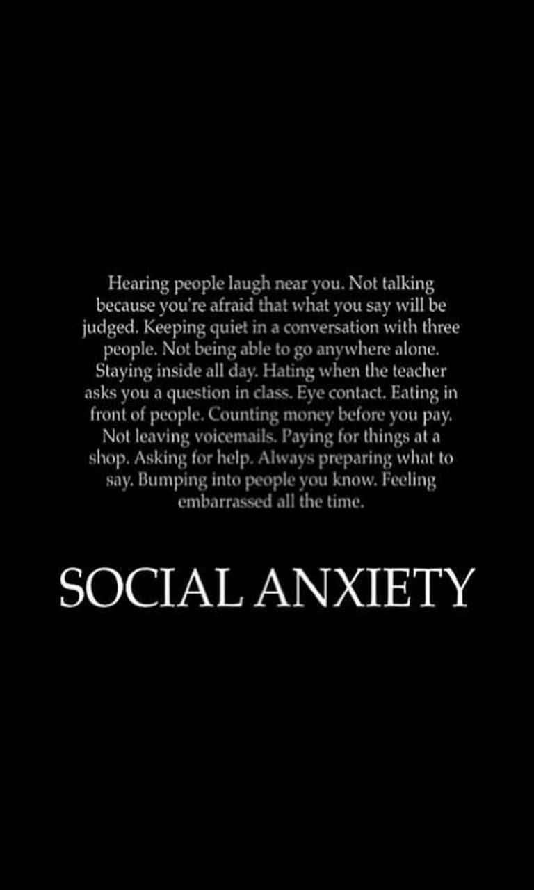 Struggling With Anxiety? Connect With Supportive Resources - Don't Feel Alone Wallpaper