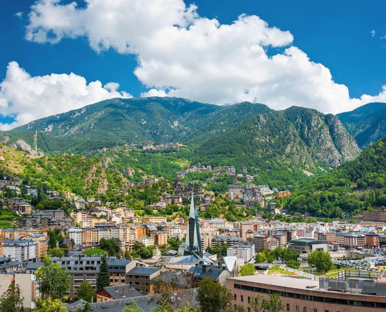 Stunning Andorra City Wallpaper