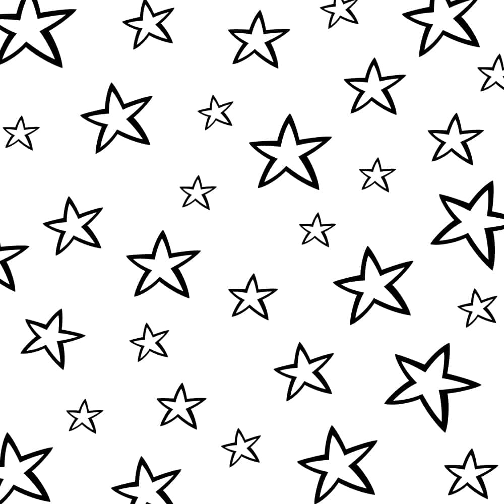 Stunning Black And White Star Wallpaper Wallpaper