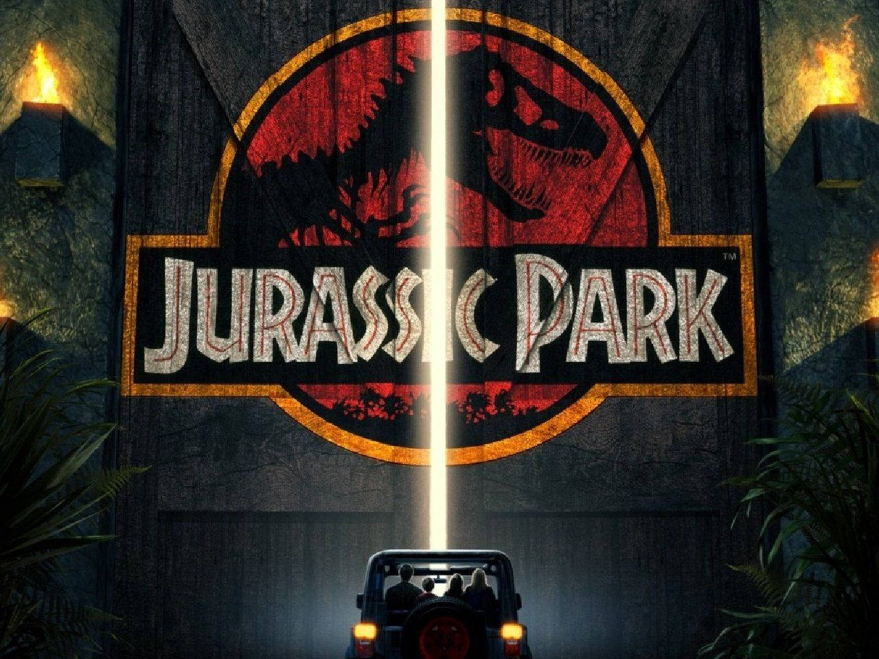 Stunning Jurassic Park Gate Wallpaper