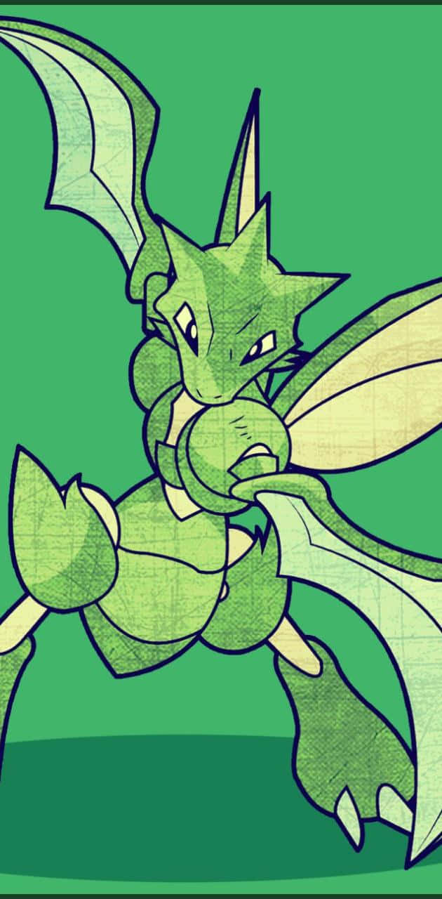 Stunning Scyther - The Agile Ninja Pokemon Wallpaper