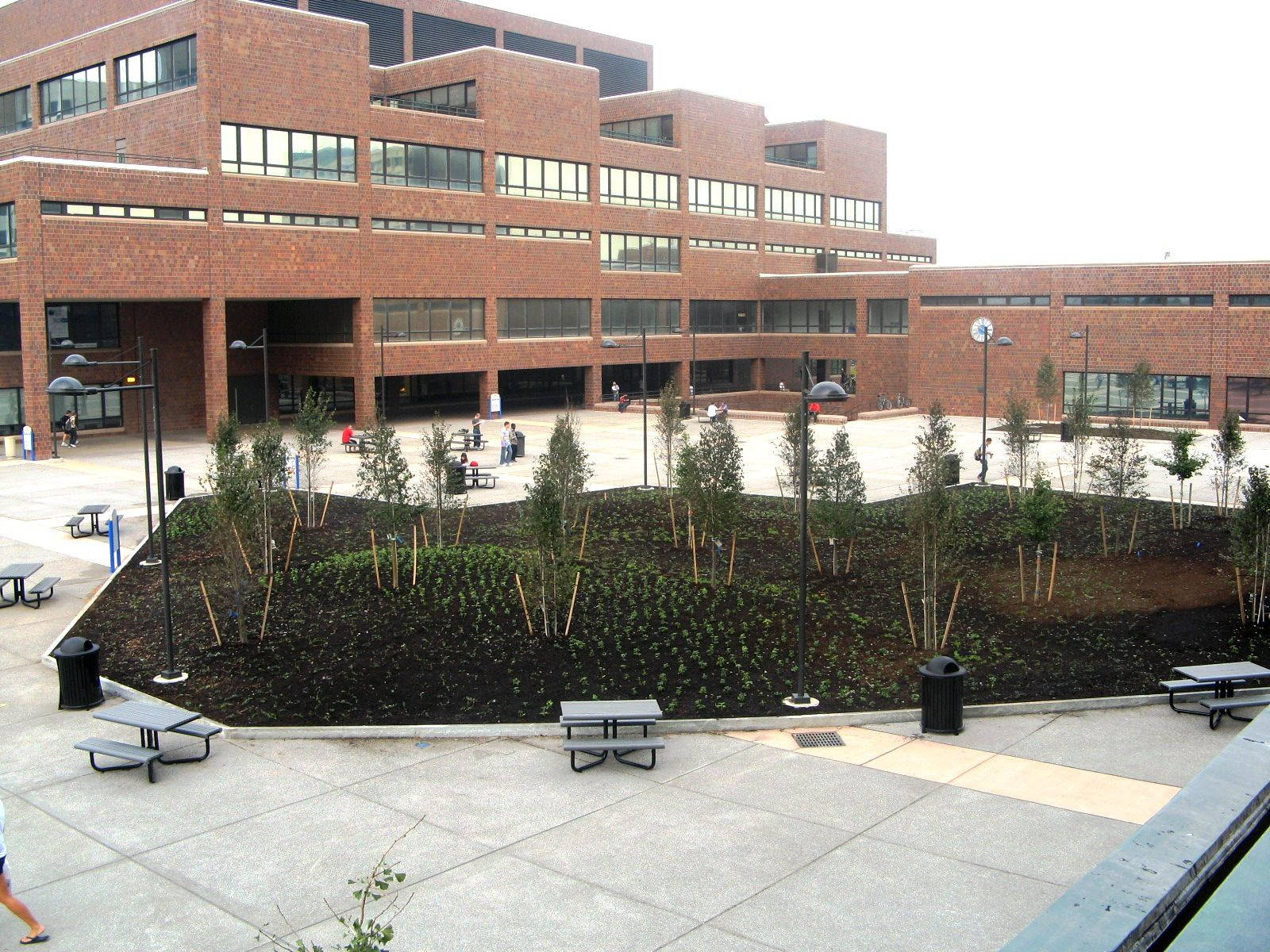 Stunning View Of The Capen Hall At University At Buffalo, Suny. Wallpaper