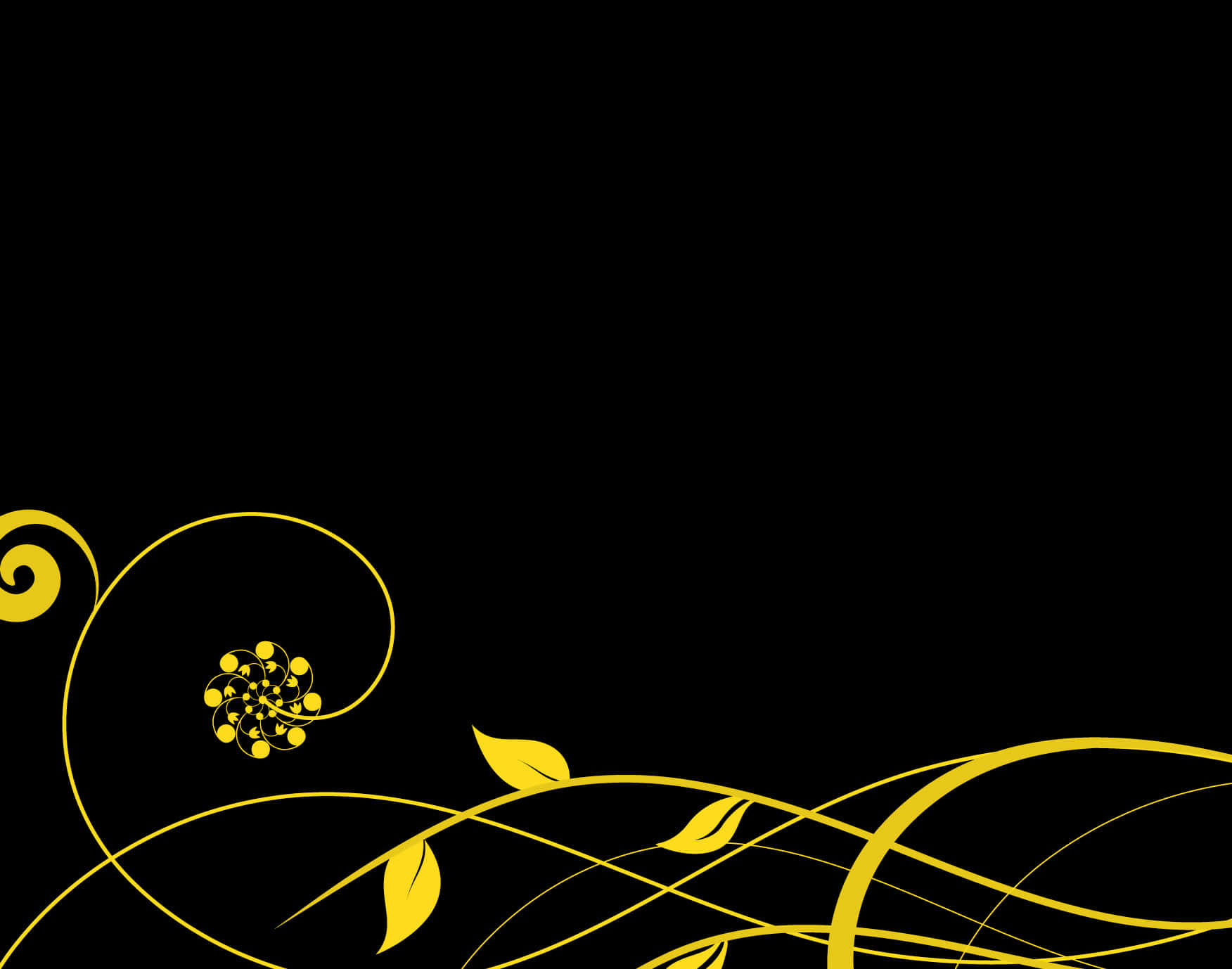 Stylish Black And Gold Desktop With Clean And Organized Layout Wallpaper