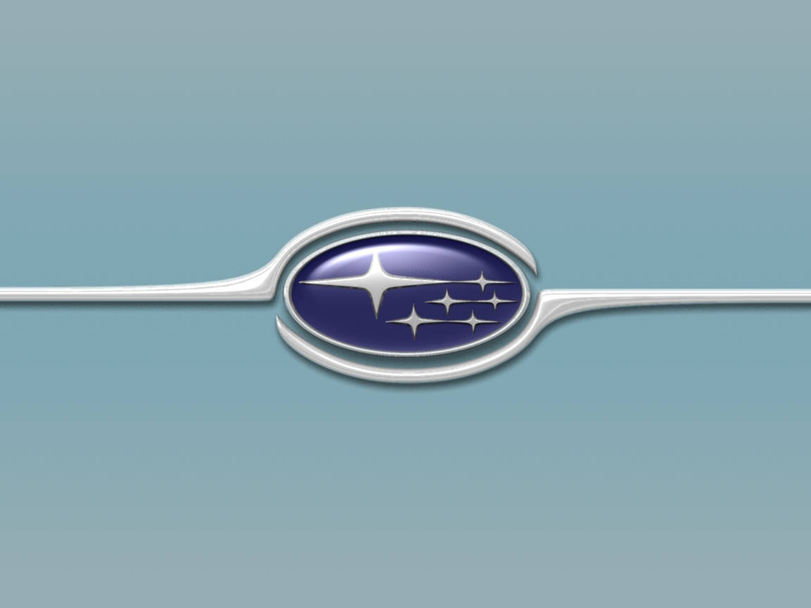 Subaru Logo In Soft Design Wallpaper