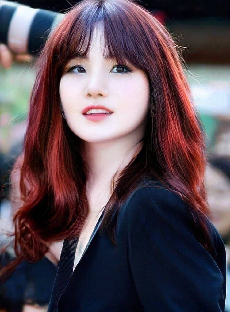 Suga Bts Girls Cute Red Hair Wallpaper