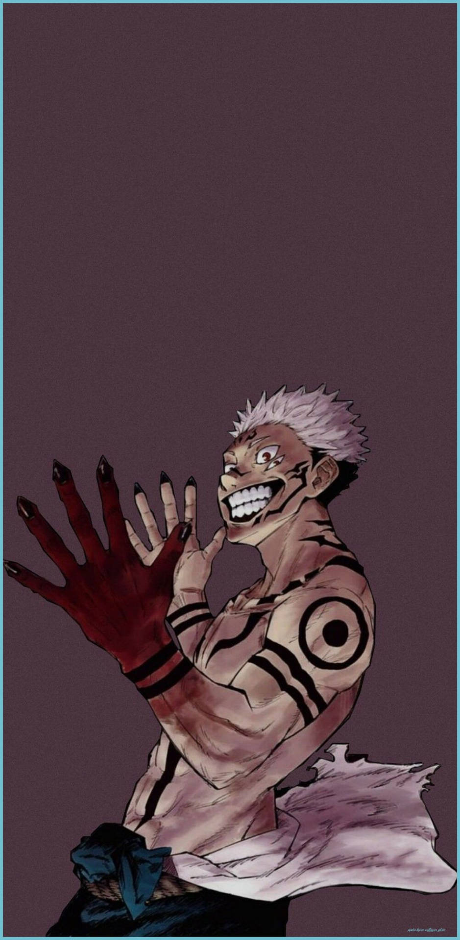 Download free Sukuna Cursed Hand Fanart Jujutsu Kaisen Phone Wallpaper -  MrWallpaper.com